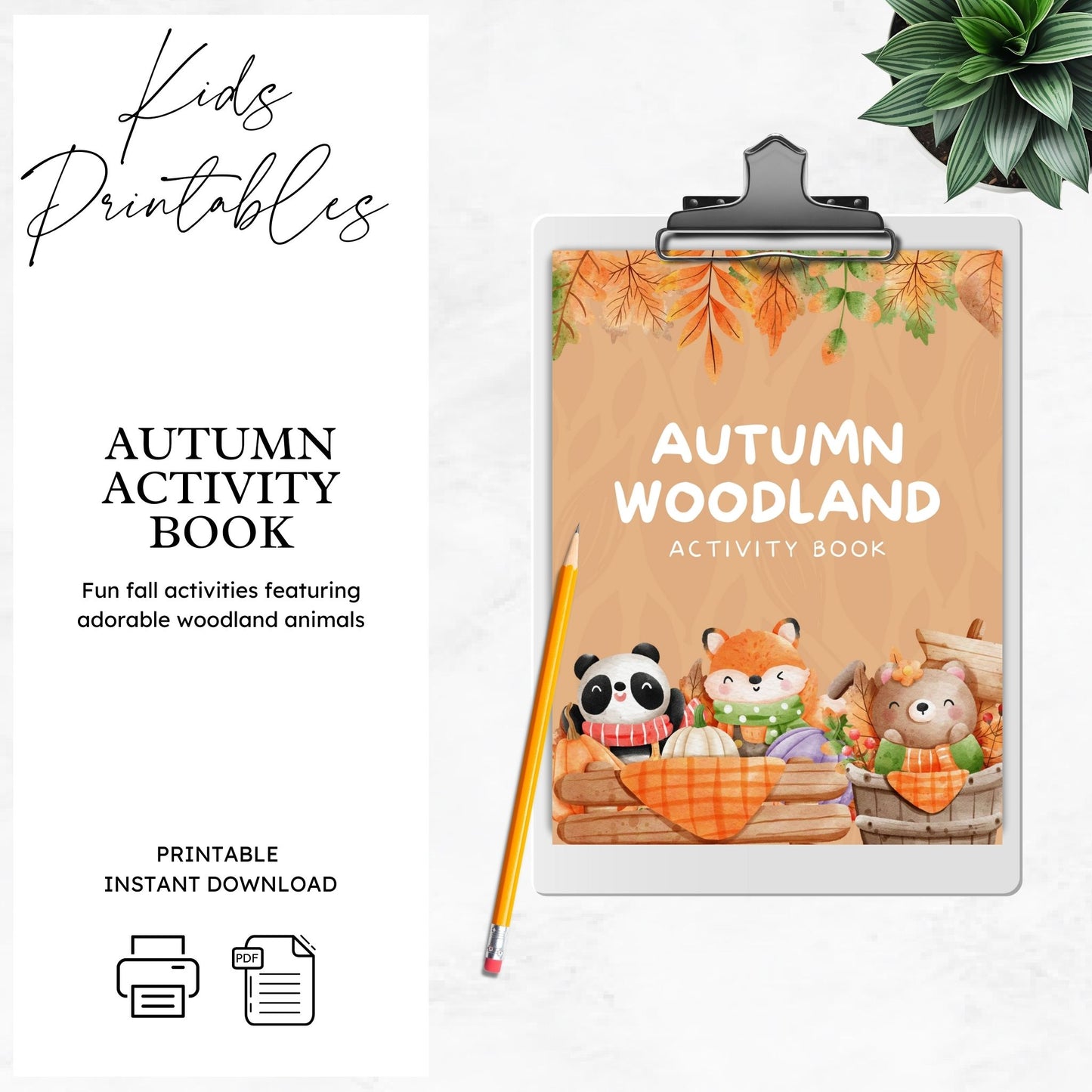 Autumn Activity Book Woodland Animals