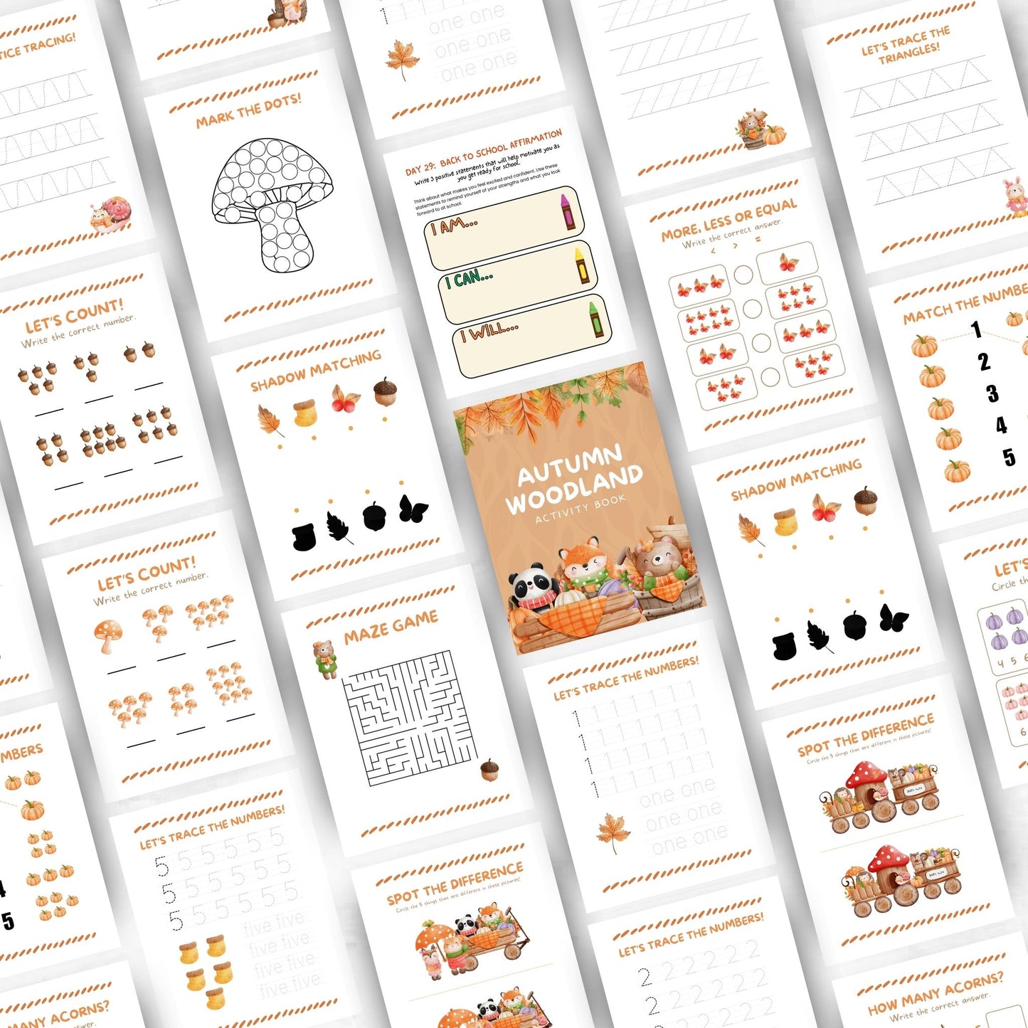 Autumn Activity Book Woodland Animals