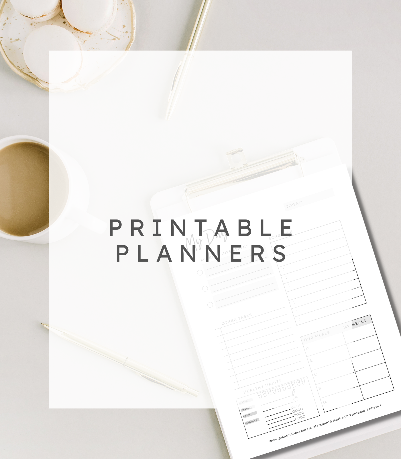 Printable Planner Pages for Moms