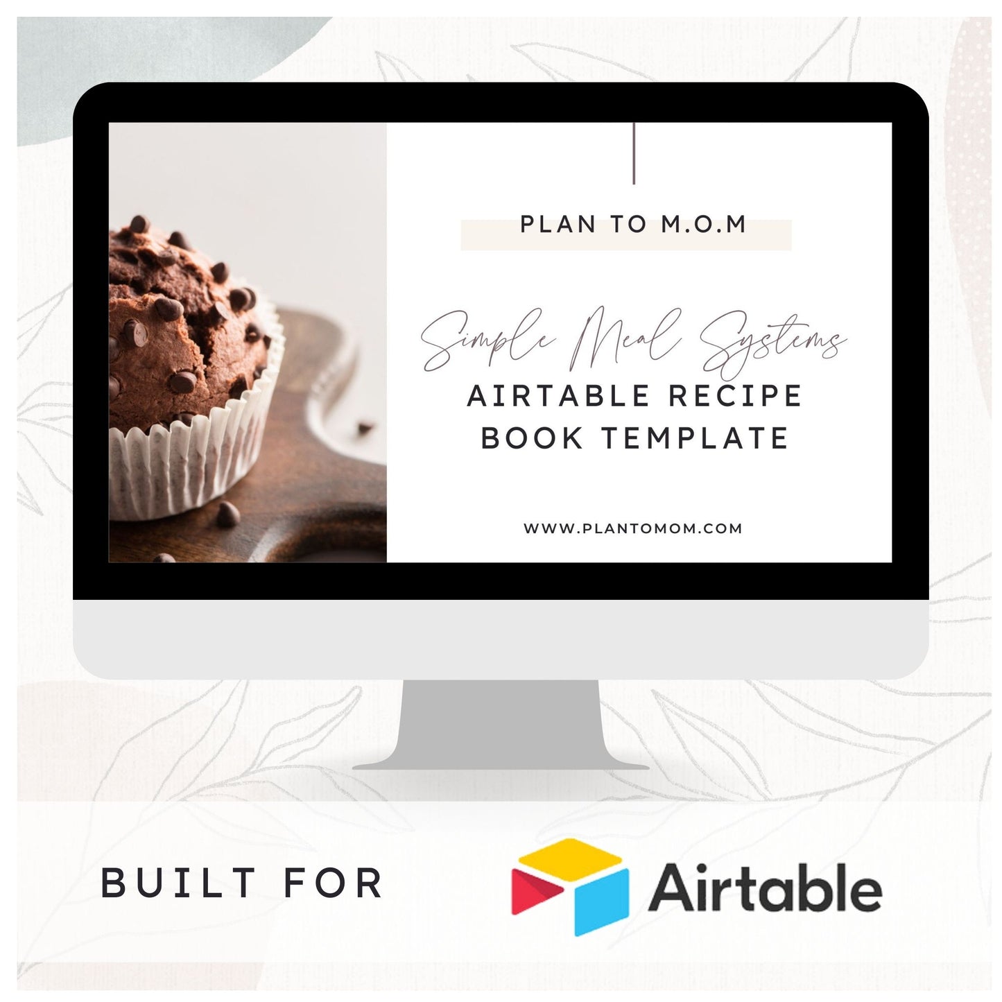 Airtable Meal Planning: Simple Meal Systems Recipe Book Template