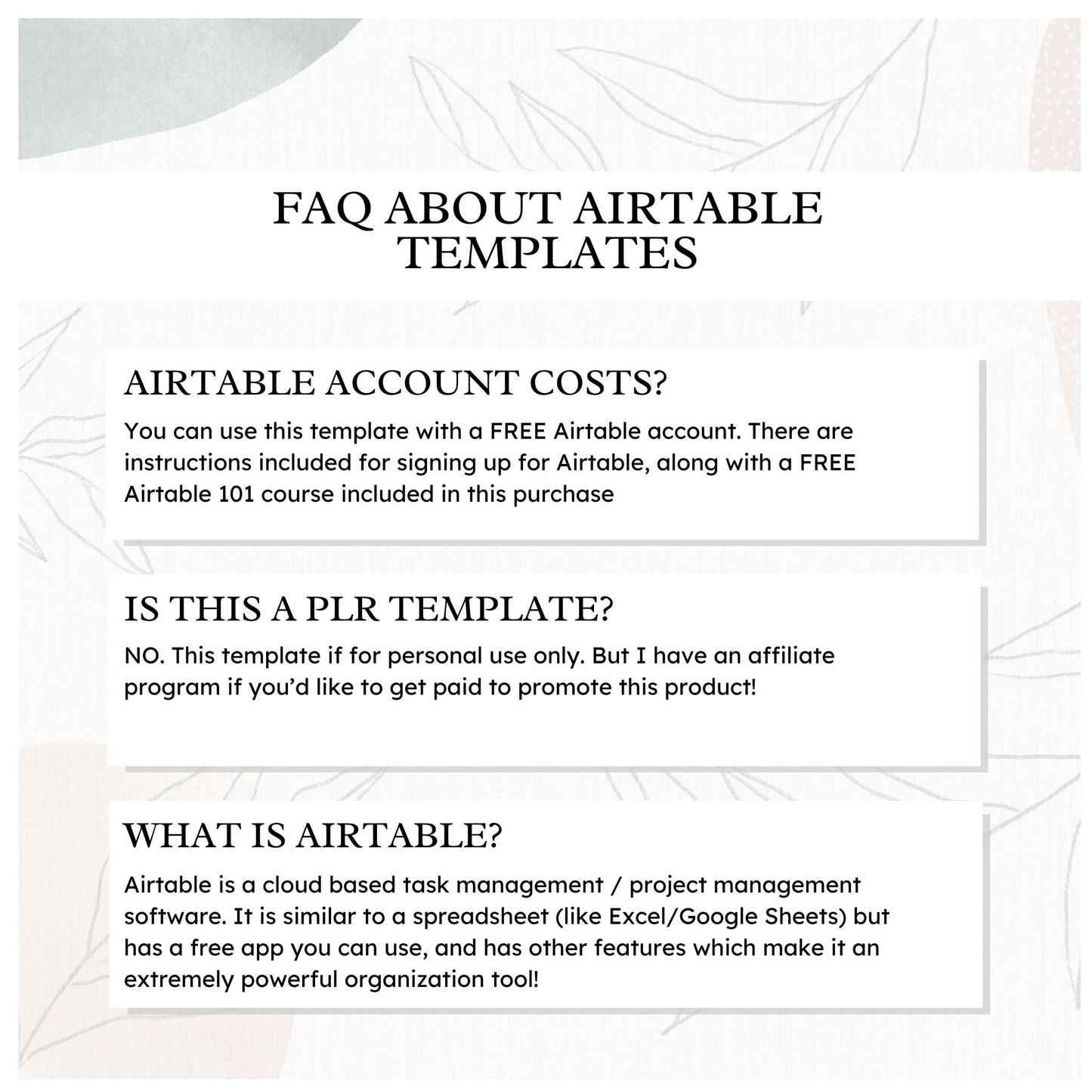 Airtable Meal Planning: Simple Meal Systems Recipe Book Template