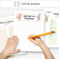 Printable Back to School Checklist Activity Book for Kids