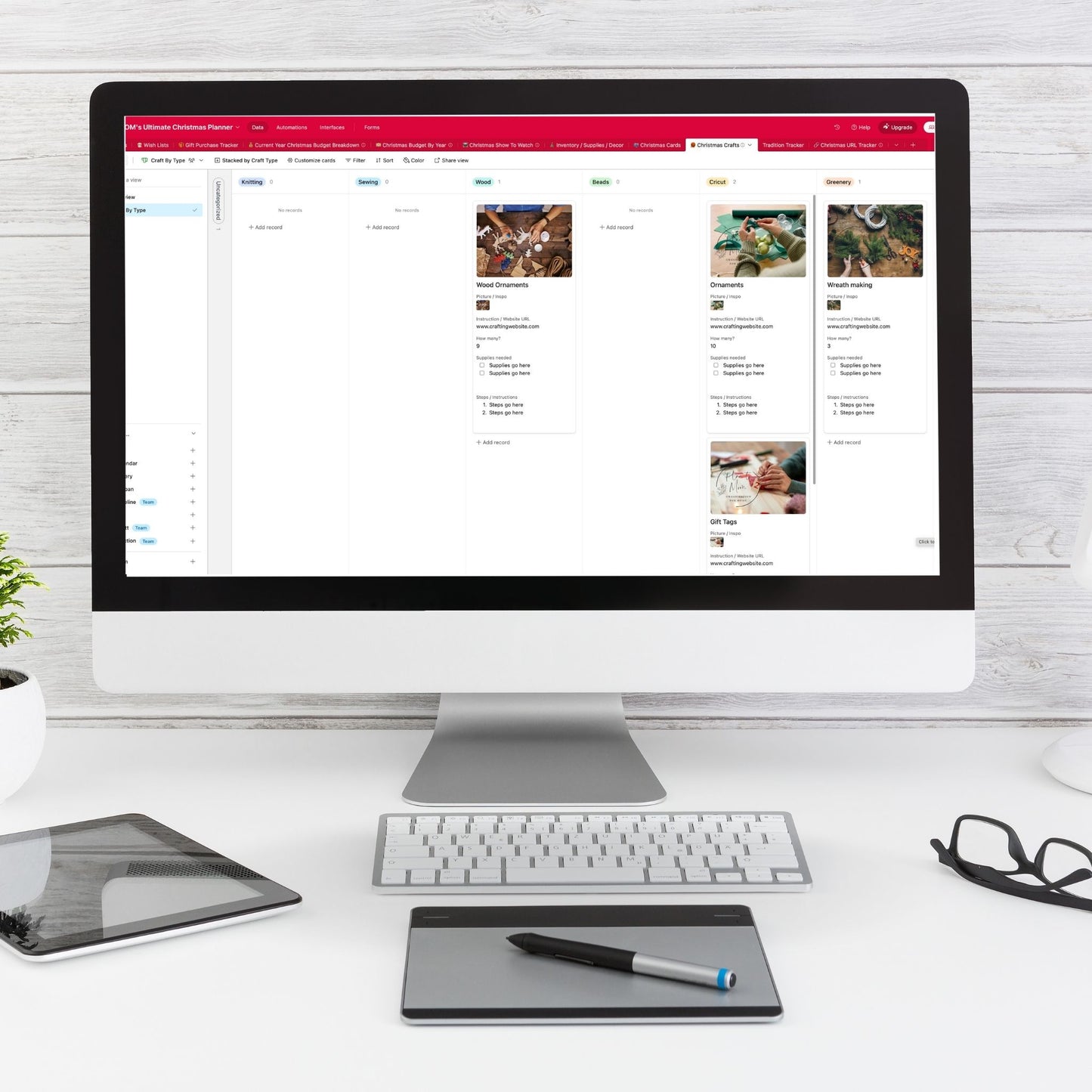 Ultimate Christmas Planner: Airtable Template