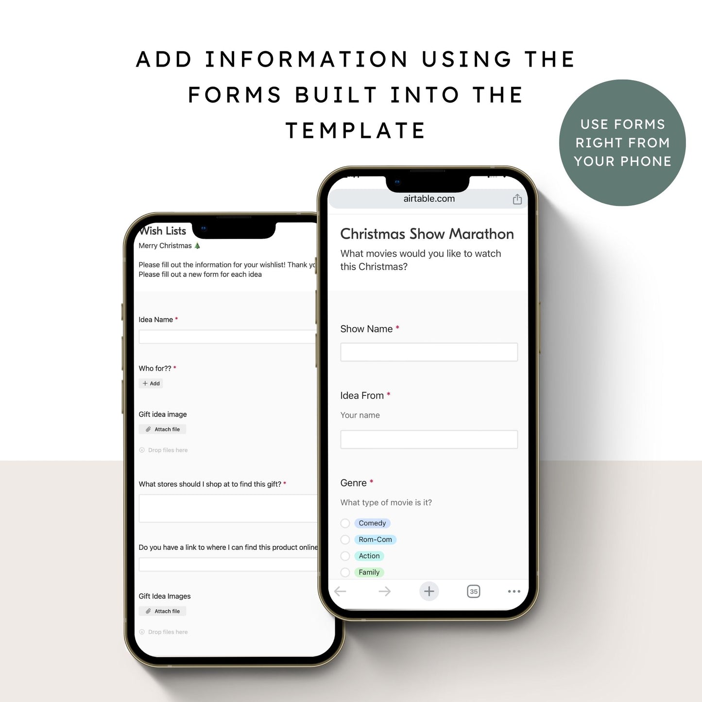 Ultimate Christmas Planner: Airtable Template